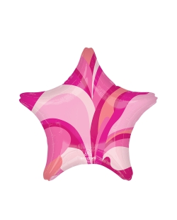 19/48cm Estrella Rosa Marmol Vibrante