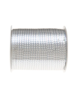 Cinta Rizo Holograf. Plata 10mm x 25m polipropileno ***OFERTA DTO NO ACUMULABLE