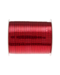 Cinta Rizo Holograf. Rojo 10mm x 25m polipropileno ***OFERTA DTO NO ACUMULABLE
