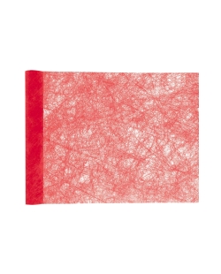 Camino Mesa Fanon Prm Rojo 30cm X 25m Tejido No Tejido Poliester ***OFERTA DTO NO ACUMULABLE