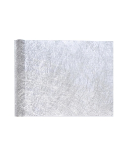 Camino Mesa Fanon Prm Mtl Plata 30cm X 25m Tejido No Tejido Poliester ***OFERTA DTO NO ACUMULABLE