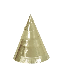 Sombreros Mini Oro Flecos Foil