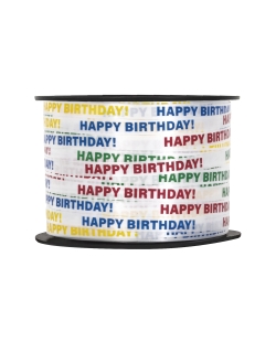 Cinta Rizo Happy Bday 5mm X 201m