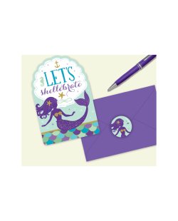 POSTCARD INVITE MERMAID WISHES ***OFERTA DTO NO ACUMULABLE