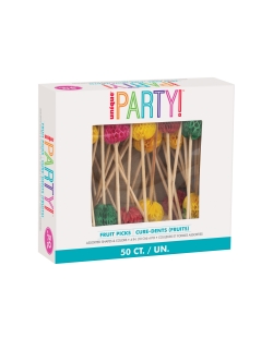 Caja Palillos Para Fruta 10cm