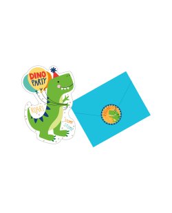 Invitaciones Happy Dino Bday 