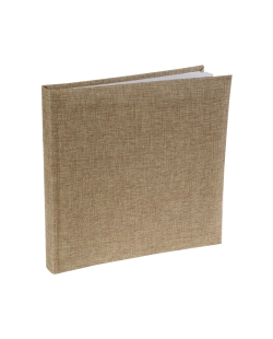 Libro Firmas Kraft 24 X 24cm 20Pag. Papel Y Yute. ***OFERTA DTO NO ACUMULABLE