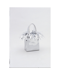 Peso Bolsa Regalo Plata 156gr 8X6X4cm
