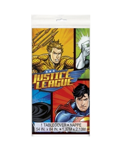 Mantel Plast. Liga De La Justicia 1,37X2,13m