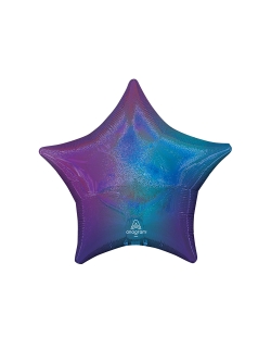19/48cm Estrella Holog. Azul Aura Ombre