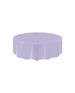Mantel Plastico Redondo Lila 2,13m ***OFERTA DTO NO ACUMULABLE
