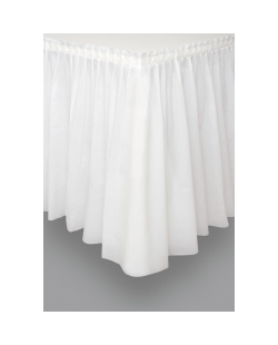 Faldon Mesa Plastico Blanco 4,27Mx74cm ***OFERTA DTO NO ACUMULABLE