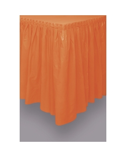 Faldon Mesa Plastico Naranja 4,27Mx74cm ***OFERTA DTO NO ACUMULABLE