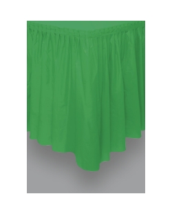 Faldon Mesa Plastico Verde Esmeralda 4,27Mx74cm ***OFERTA DTO NO ACUMULABLE