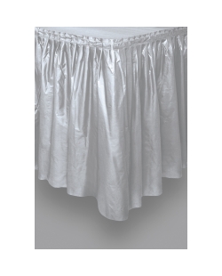 Faldon Mesa Plastico Plata 4,27Mx74cm ***OFERTA DTO NO ACUMULABLE