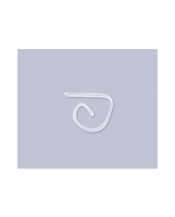 Sujetamantel Transparente Plastico