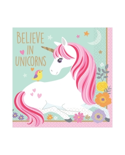 Servilletas 25 X 25cm Magical Unicorn 
