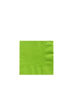 Servilletas de coctel verde lima - cuadradas doble capa de papel 25cm ***OFERTA DTO NO ACUMULABLE