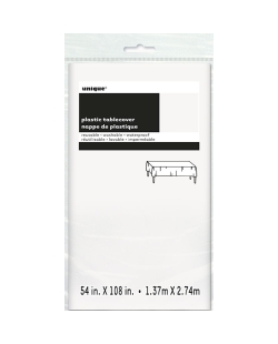 Mantel Plastico Blanco 1,37X2,74M Pkg Peq. ***OFERTA DTO NO ACUMULABLE