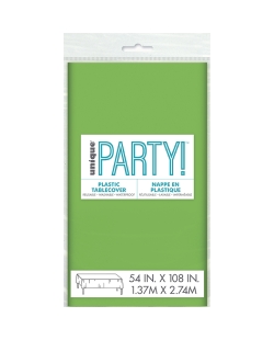 Mantel Plastico Verde Lima 1,37X2,74M Pkg Peq. ***OFERTA DTO NO ACUMULABLE