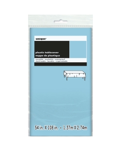 Mantel Plastico Azul Pastel 1,37X2,74M Pkg Peq. ***OFERTA DTO NO ACUMULABLE