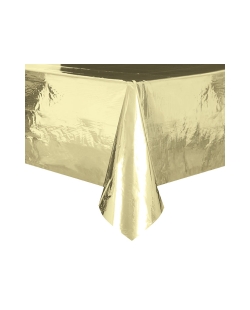 Mantel Plastico Foil Oro 1,37X2,74m