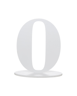 Centro Mesa Numero 0 14X9.5X17cm Madera ***OFERTA DTO NO ACUMULABLE