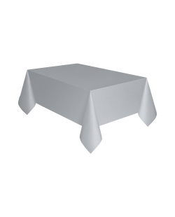 Mantel Plastico Plateado 1,37X2,74m ***OFERTA DTO NO ACUMULABLE