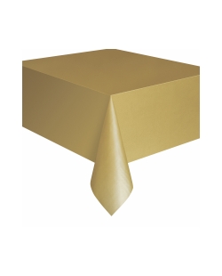 Mantel Plastico Dorado 1,37X2,74m ***OFERTA DTO NO ACUMULABLE