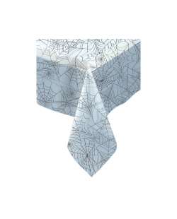 Mantel Plastico Telaraña Transparente 137 X 274cm