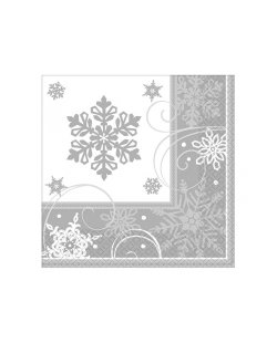 SERVILLETAS 33x33cm LOW CT SPARKLING SNOWFLAKE ***OFERTA DTO NO ACUMULABLE