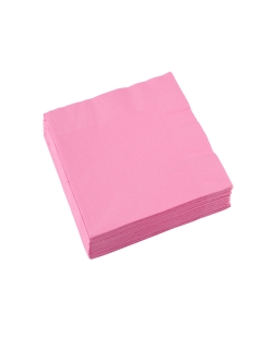 Servilletas 33X33cm Nuevo Rosa  