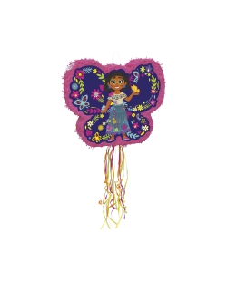 Piñata Plana Tirar Forma Mariposa Encanto 43X52cm