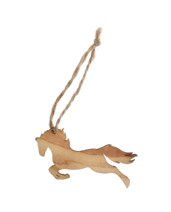 Marcasitio Paseo Caballo 7 X 4.2cm Madera Y Cuerda ***OFERTA DTO NO ACUMULABLE