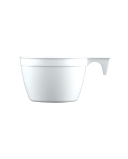 Taza Cafe Reutilizable Blanca 9cl Polipropileno ***OFERTA DTO NO ACUMULABLE