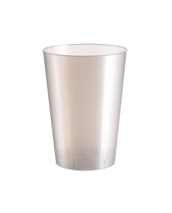 Vaso Reutilizable Blanco Perlado 20cl Poliestireno ***OFERTA DTO NO ACUMULABLE