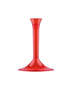 Pie Para Copa Reutilizable Roja 9X6.5cm Poliestireno ***OFERTA DTO NO ACUMULABLE
