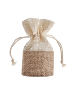 Bolsa Tela 5.3 X 10cm Yute ***OFERTA DTO NO ACUMULABLE