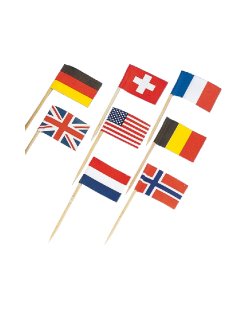 Picks Banderas 6,5cm 