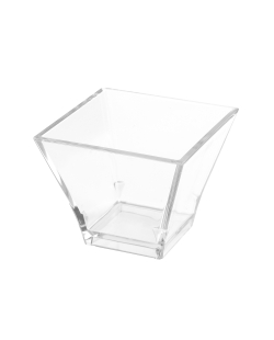 Cuenco Reutilizable Degustacion Pagode Transparente 8.8cl Material SAN ***OFERTA DTO NO ACUMULABLE