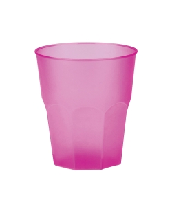 Vaso Reutilizable Coctel Fucsia 35cl Polipropileno ***OFERTA DTO NO ACUMULABLE