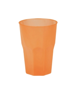 Vaso Reutilizable Coctel Naranja 42cl Polipropileno ***OFERTA DTO NO ACUMULABLE