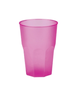 Vaso Reutilizable Coctel Fucsia 42cl Polipropileno ***OFERTA DTO NO ACUMULABLE