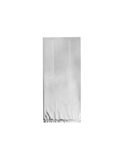 Bolsas Celofan Foil Plata 12,5 X 27,5cm