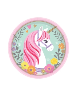 Platos 17.7cm Magico Unicornio ***OFERTA DTO NO ACUMULABLE