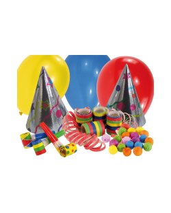 Kit De Fiesta Papel/Plastico/Latex 21 Piezas 
