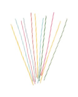 Velas Espiral Larga 18cm 