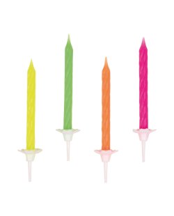 Velas Espiral Neon 6.3cm 