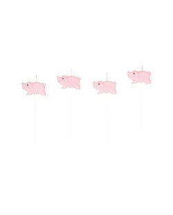 Velas Mini Forma Cerditos ***OFERTA DTO NO ACUMULABLE