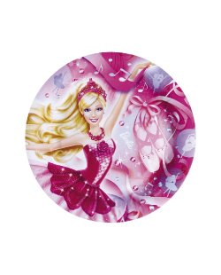 PLATOS 23CM: BARBIE PINK SHOES ***OFERTA DTO NO ACUMULABLE
